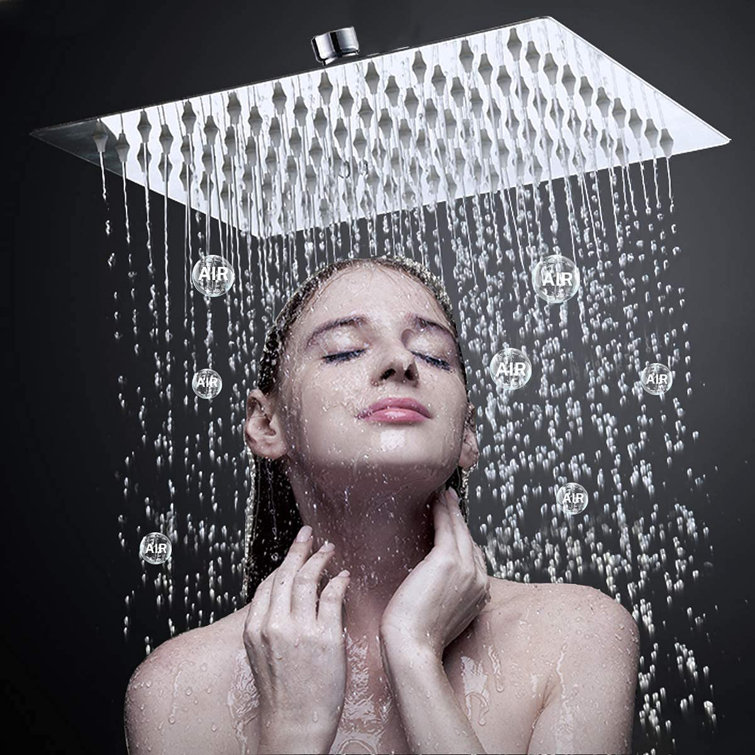 Voyage Shower Head With Handheld ON OFF Switch Combo With Extension Arm